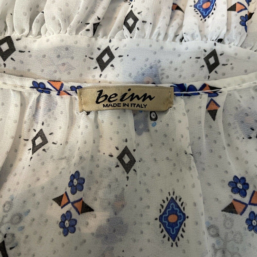 BEINN Women’s Polyester Boho Blouse Made in Italy Multi Print Size M - Picture 5 of 6